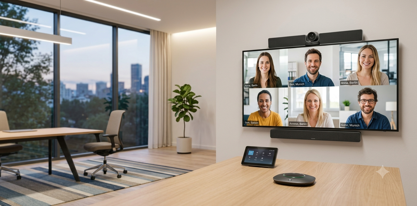 Videokonferenztechnik: So gelingt professionelles Arbeiten von zu Hause