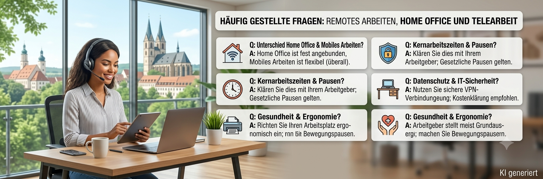 Fragen & Antworten zum Thema mobiles Arbeiten und Homeoffice